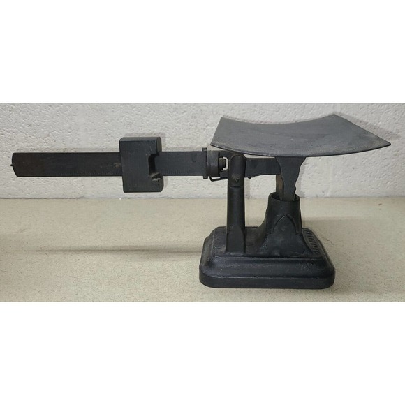 1890 Fairbanks Iron and Brass Postal Scale - 14x7x6.25 - Picture 2 of 8